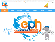 Tablet Screenshot of elyplumbingandheating.com